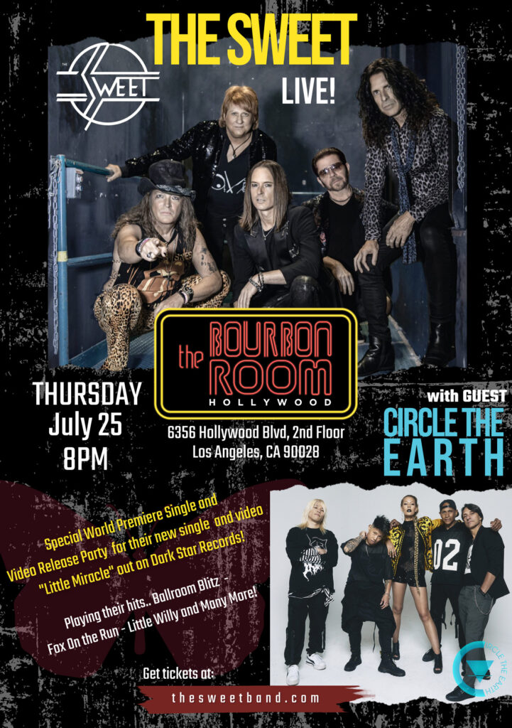 The Sweet w/ Circle the Earth Live at the Bourbon Room